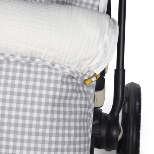 Saco Silla I Love Vichy Cuadro Gris Entretiempo