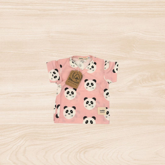 Conjunto manga corta y ranita TOMY ROSA