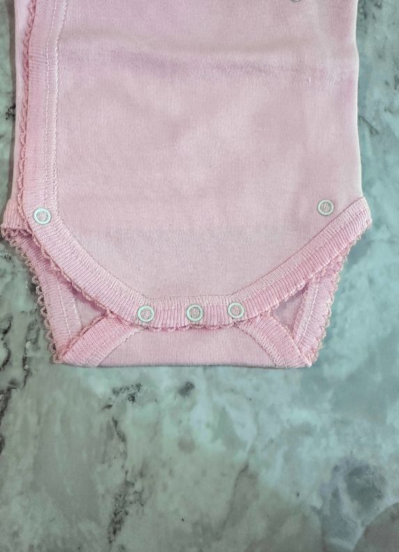 Body cruzado prematuro rosa