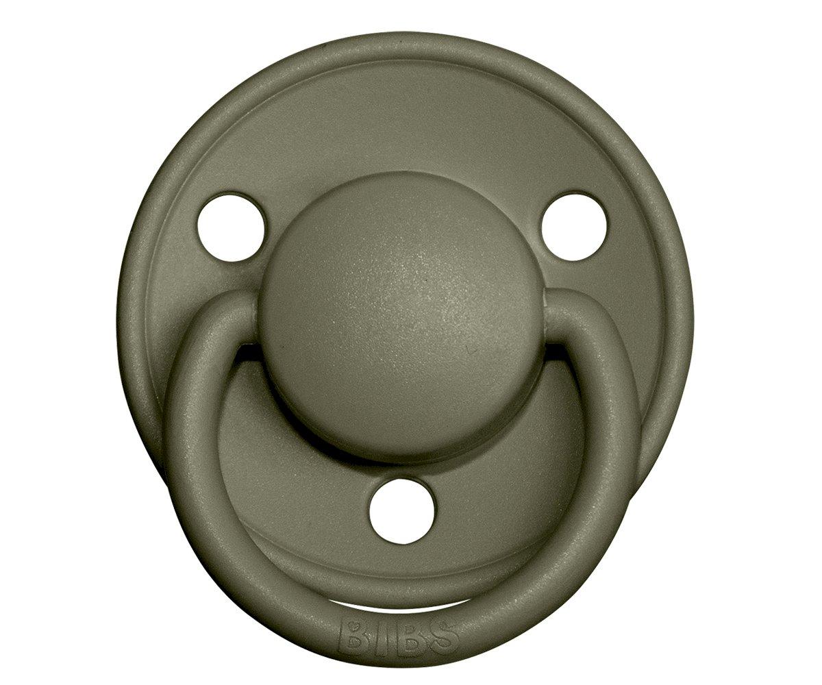 2 Chupetes BIBS De Lux Sage/Hunter Green Silicona