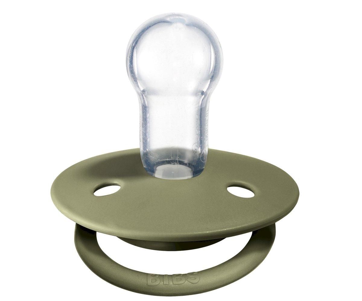 2 Chupetes BIBS De Lux Sage/Hunter Green Silicona