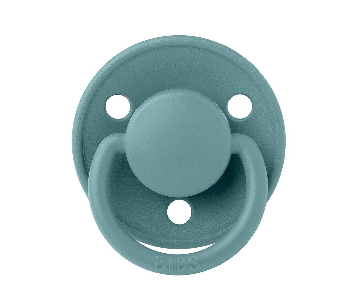 2 Chupetes BIBS De Lux Island Sea/Sage Silicona
