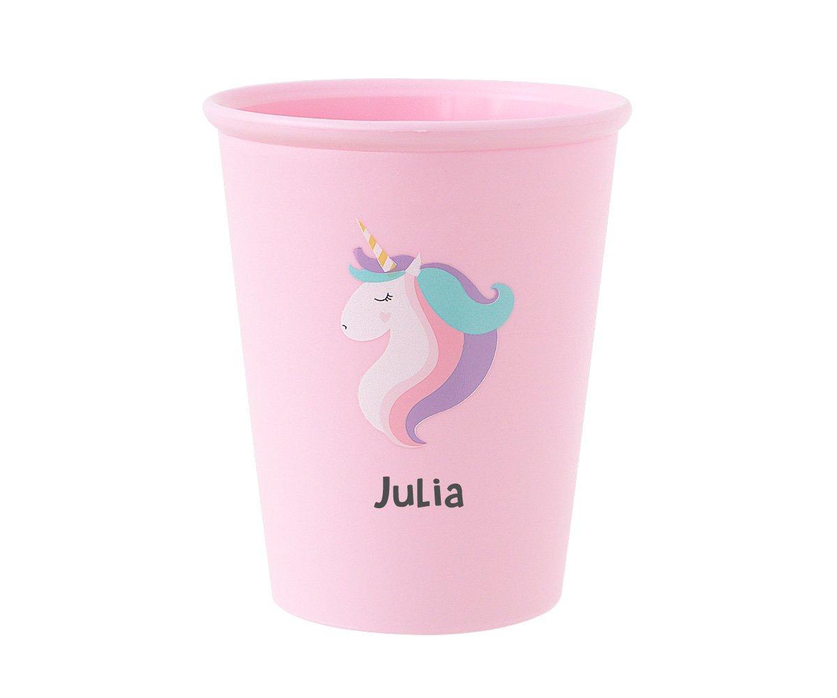 Vasito Personalizado Unicornio Rosa