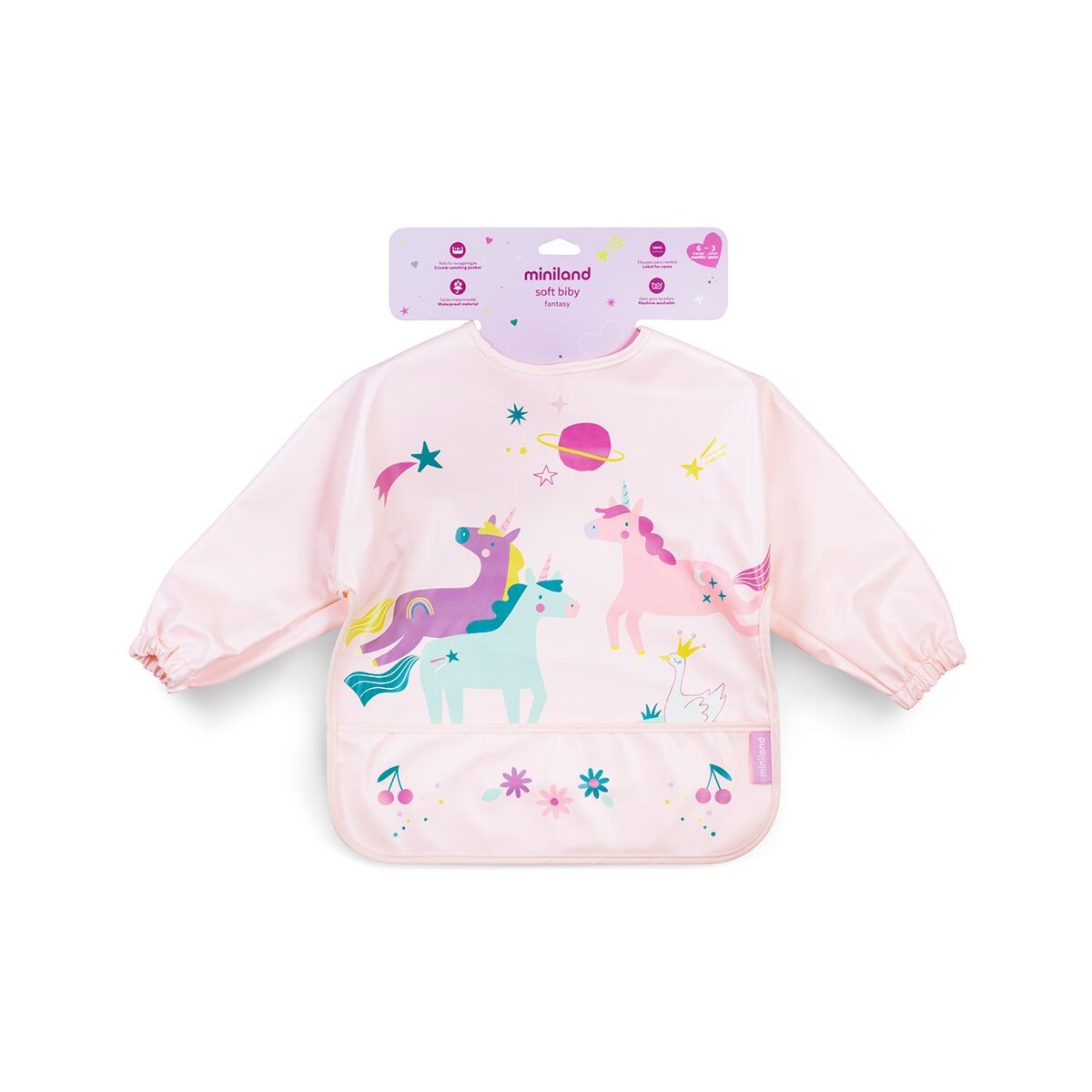 Babero con manga Soft Biby Fantasy