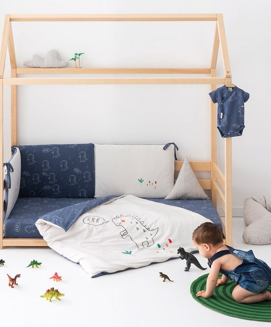 Protector de cuna DINOS