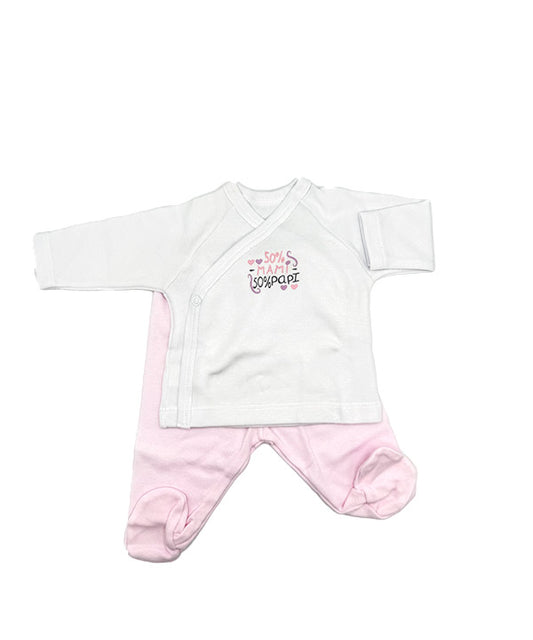 Conjunto 50% Mami 50% Papi Jubón y Polaina