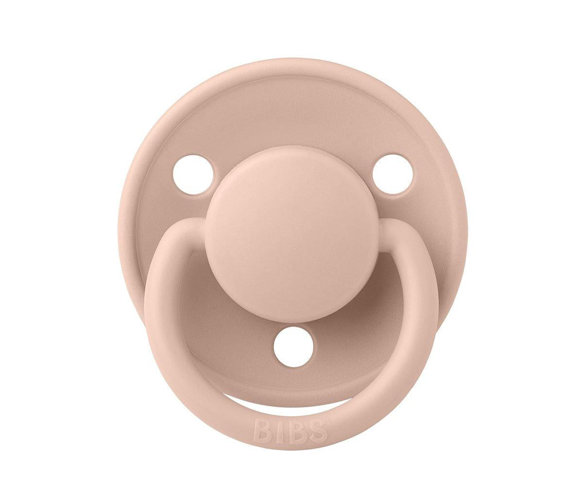 2 Chupetes BIBS De Lux Woodchuck/Blush Silicona
