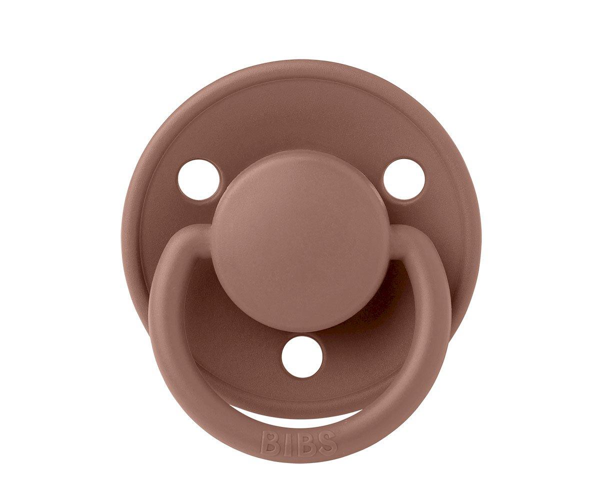 2 Chupetes BIBS De Lux Woodchuck/Blush Silicona