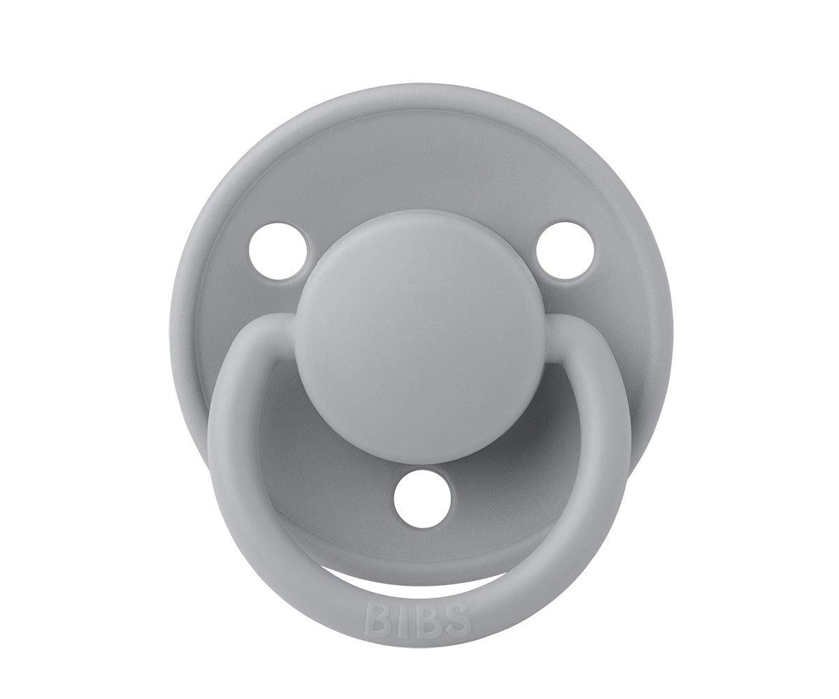 2 Chupetes BIBS De Lux Cloud/Steel Blue Silicona