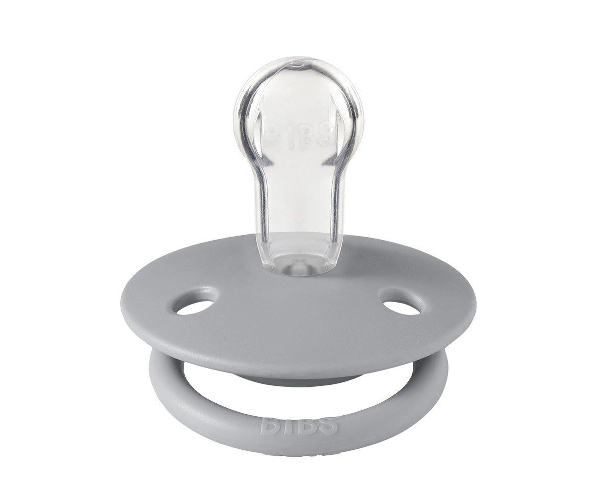 2 Chupetes BIBS De Lux Cloud/Steel Blue Silicona