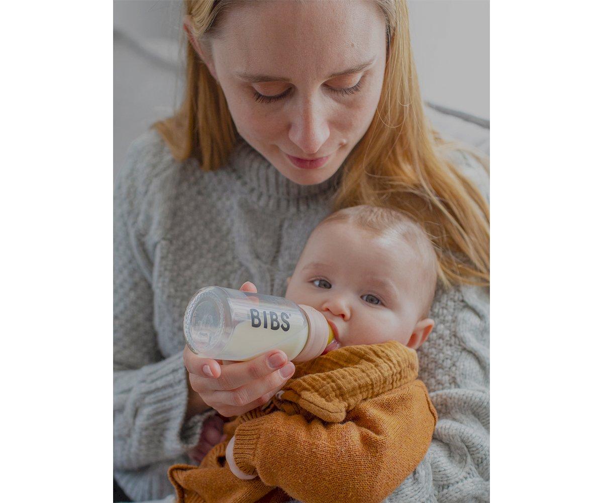 Biberón Cristal BIBS Baby Blue 110ml