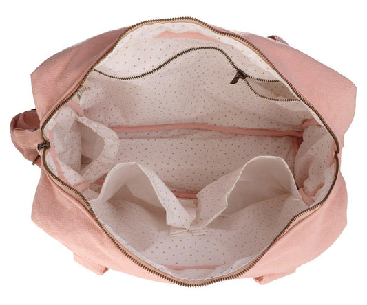Bolso Carro Bebé Cotton Rosa Personalizable