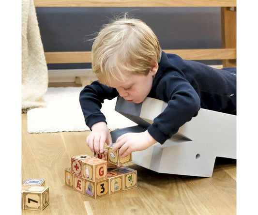 Mueble Acrobacias Cocodrilo Grande Cloudy Blue