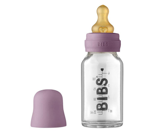 Biberón Cristal BIBS Mauve 110ml