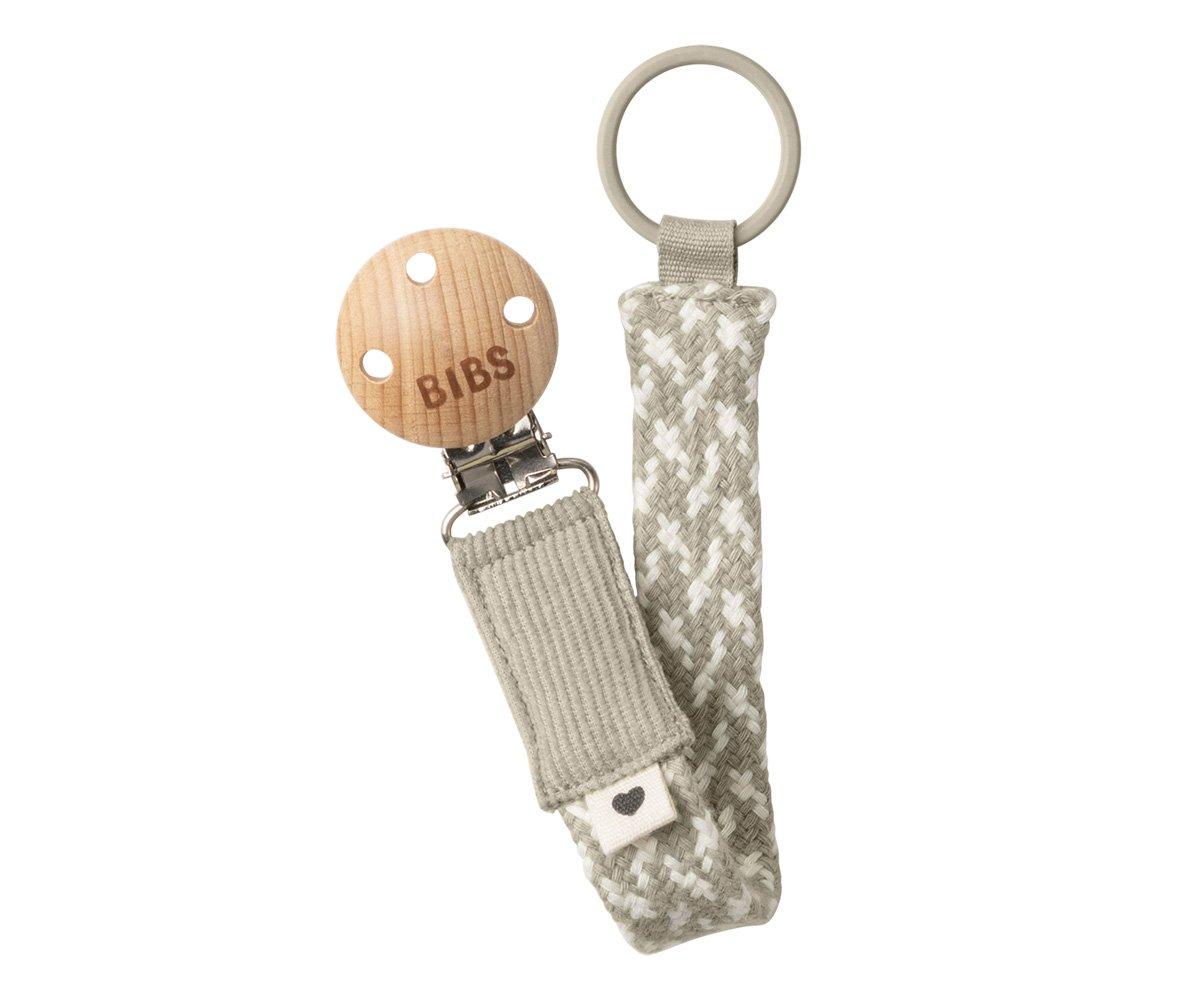 Chupetero BIBS Trenzado Sand/Ivory
