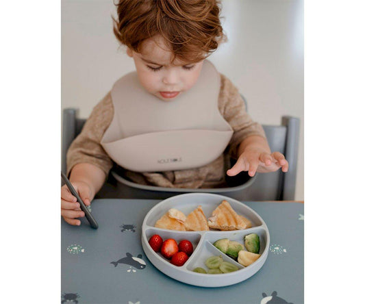 Babero de Silicona Nude