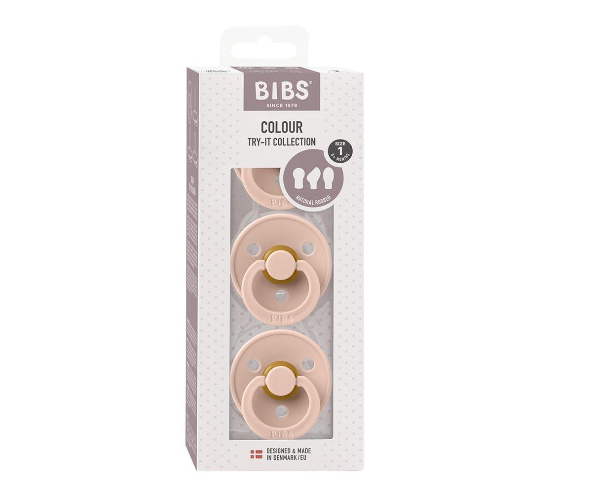 Pack 3 Chupetes BIB Try-It Blush