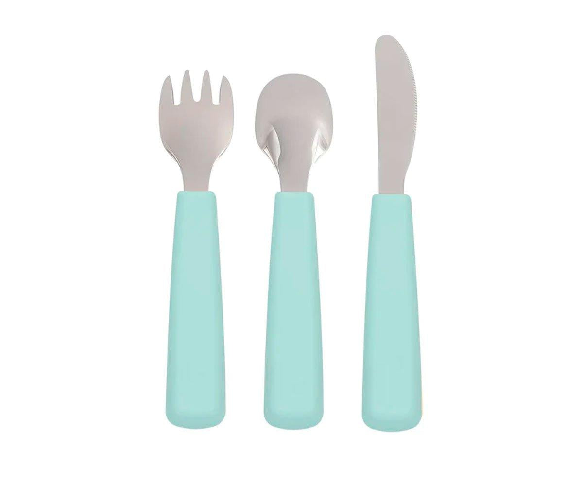 Set 3 Cubiertos Feedie Menta