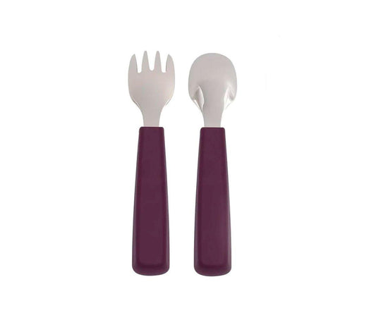Set 2 Cubiertos Feedie Plum