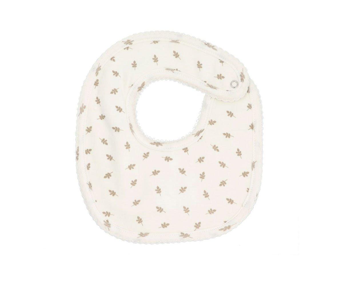 Babero Tutete Leaves White