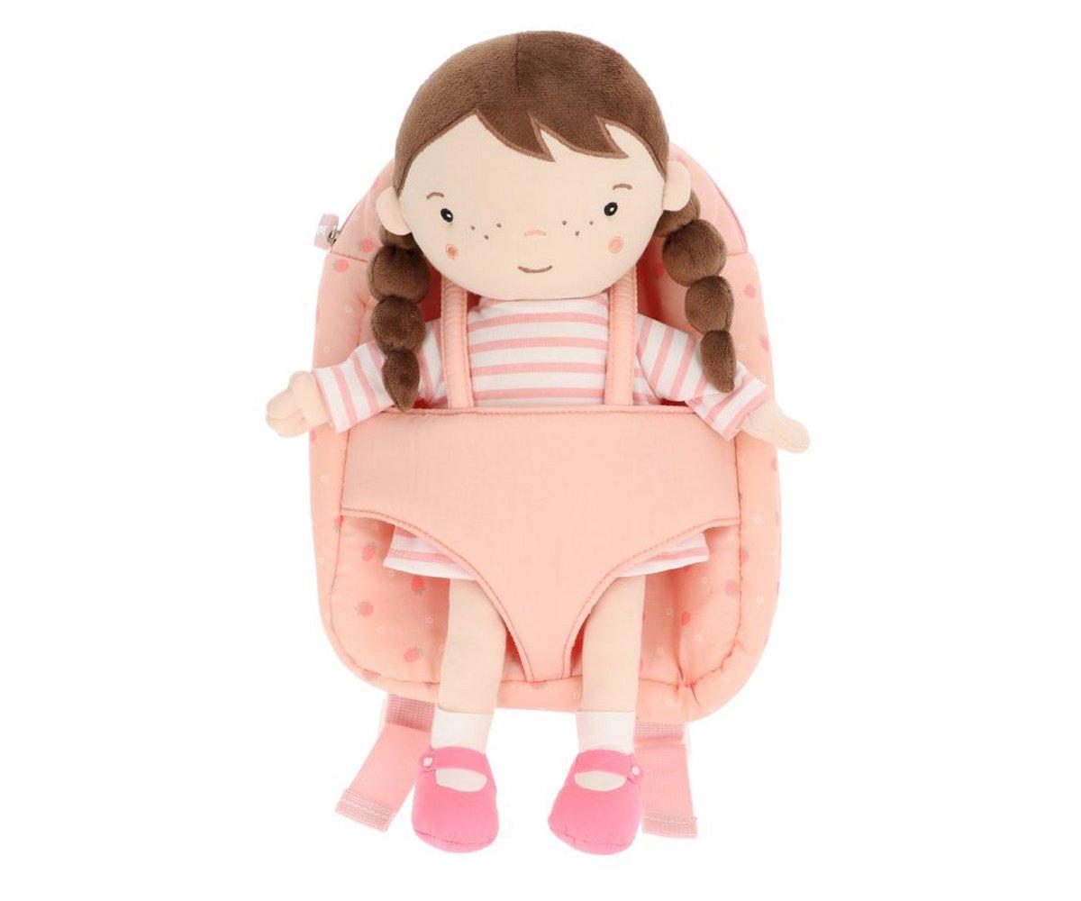 Muñeca Lola con Mochila Strawberries Rosa