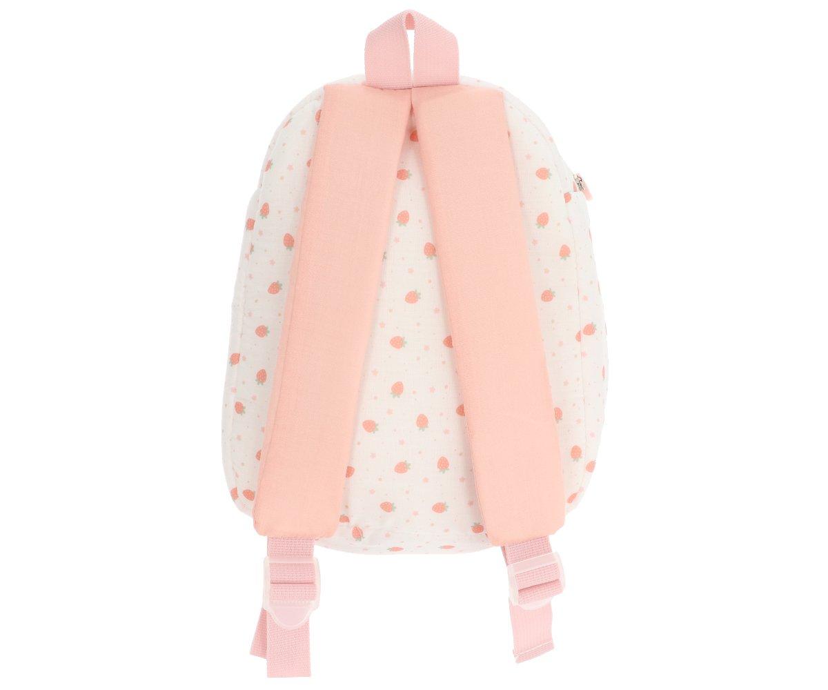 Mochila para Muñecas Strawberries Blanca