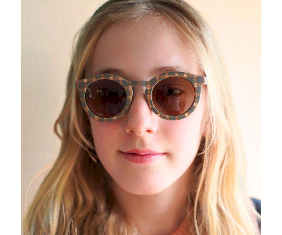 Gafas de Sol Flexibles Polarizadas Classic Junior Storm Plaid (9años-14años)