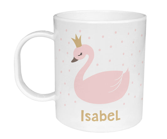 Taza de Plástico Personalizada Cisne