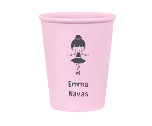 Vasito Personalizado Bailarina (+colores)