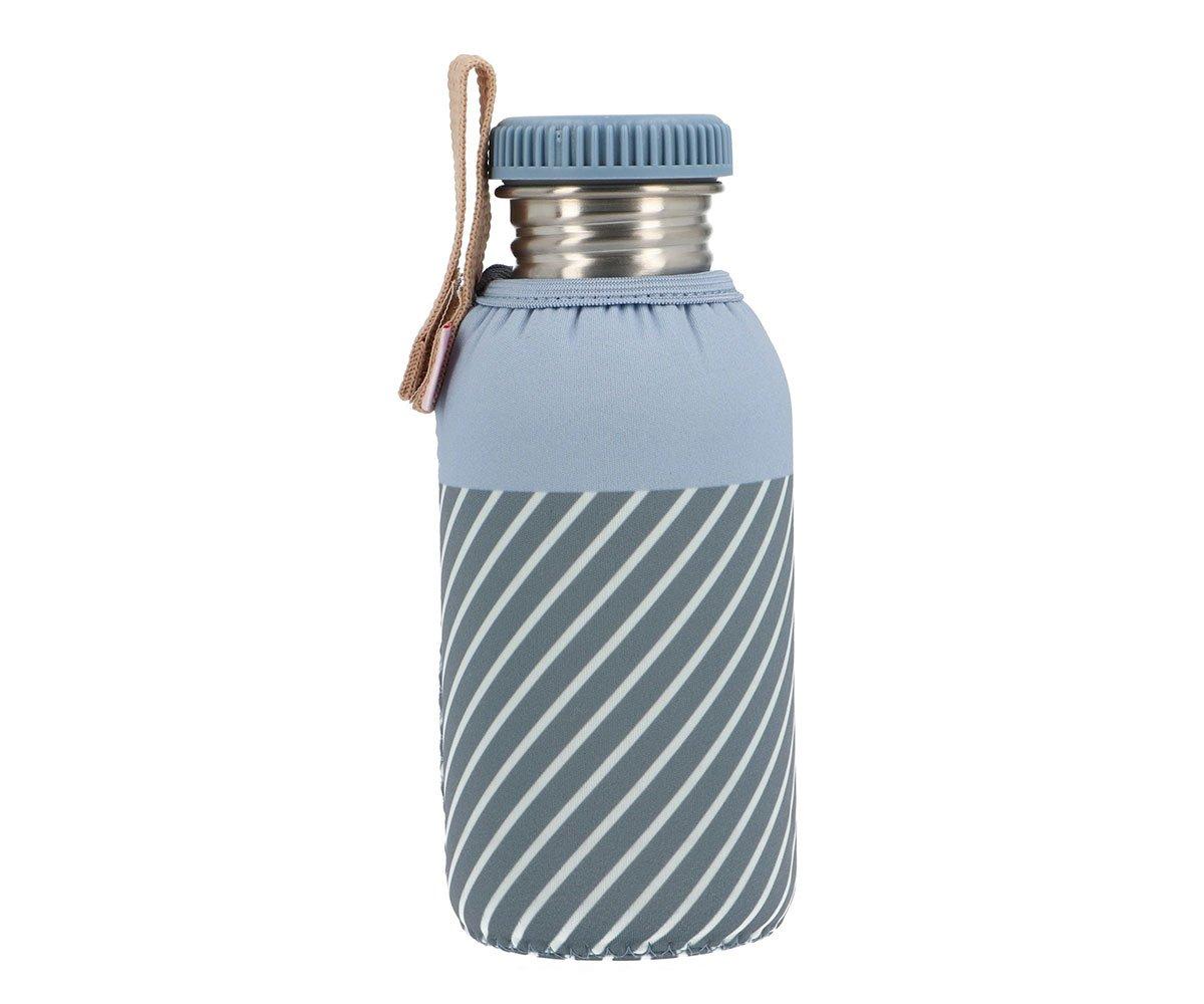 Botella Acero con Funda Stripes Blue Personalizable 750ml