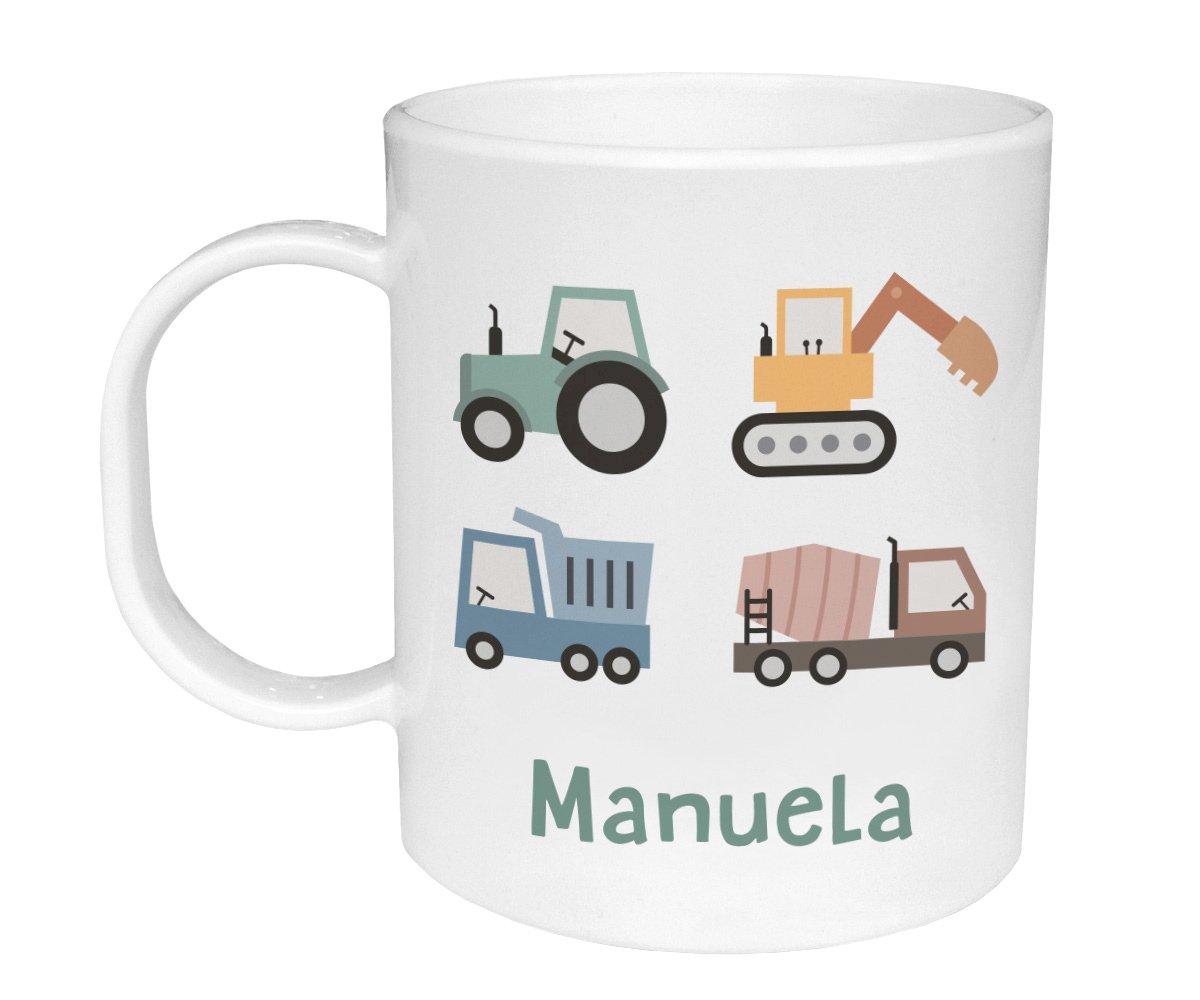 Taza de Plástico Personalizada Trucks
