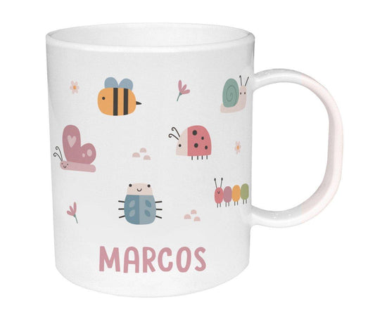 Taza de Plástico Personalizada Bugs