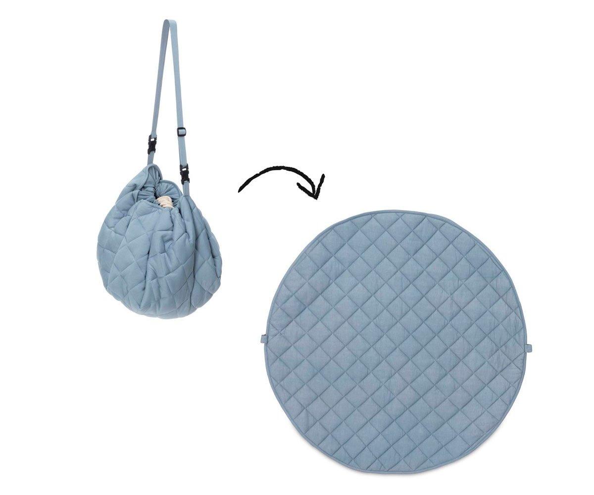 Saco Organic SOFT Reversible Play & Go Dusty Blue