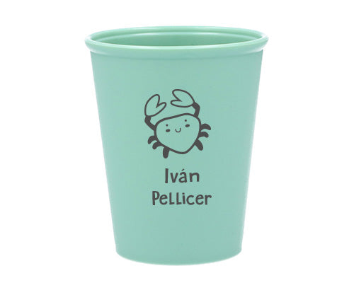 Vasito Personalizado Cangrejo (+colores)