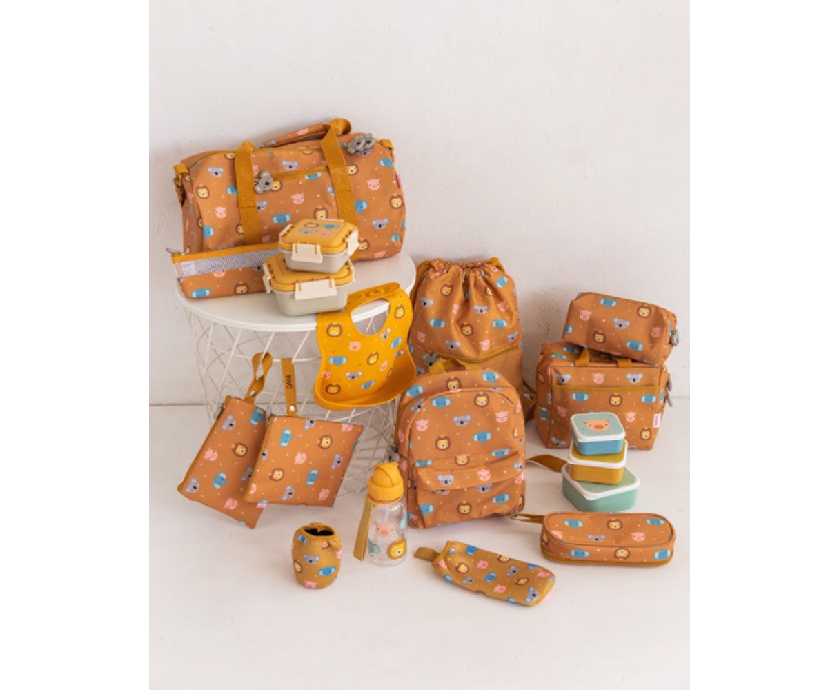 3 Cajas Almuerzo Animal Friends