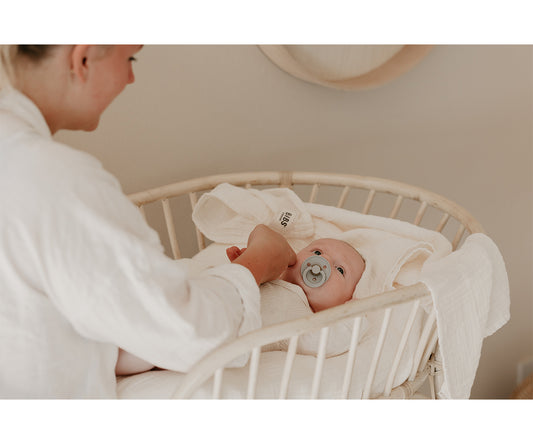Muselina BIBS Ivory