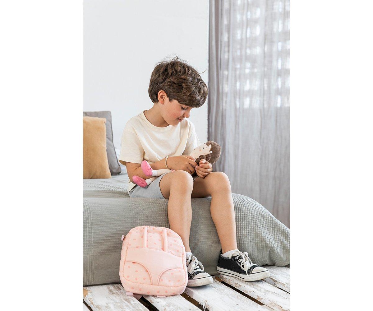 Muñeca Lola con Mochila Strawberries Blanca