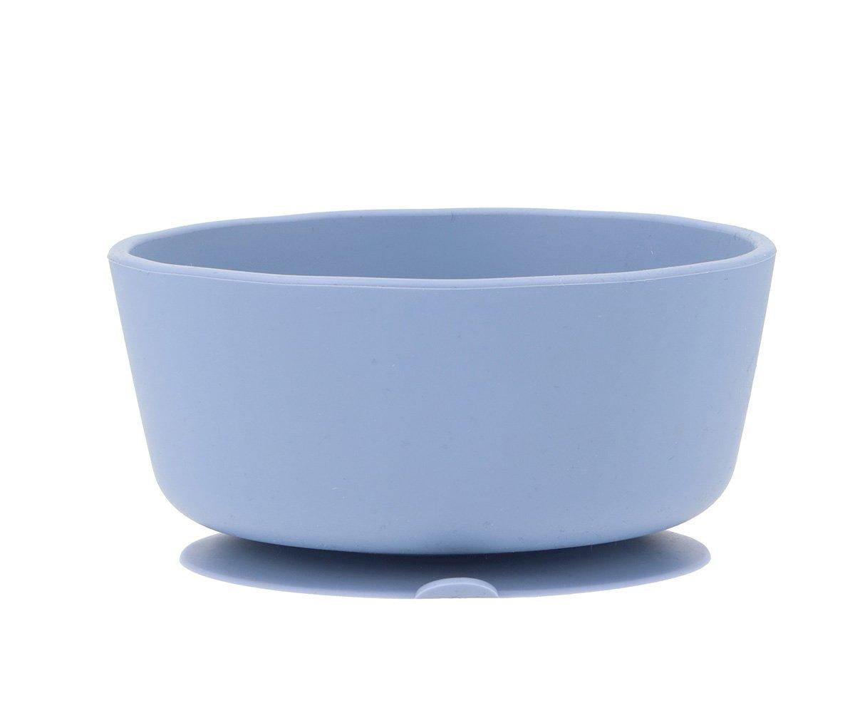 Bol Silicona + Cuchara Acero Ocean Blue