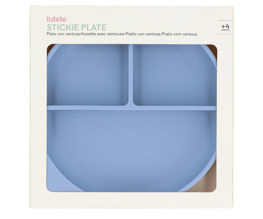 Plato Silicona con Ventosa Ocean Blue