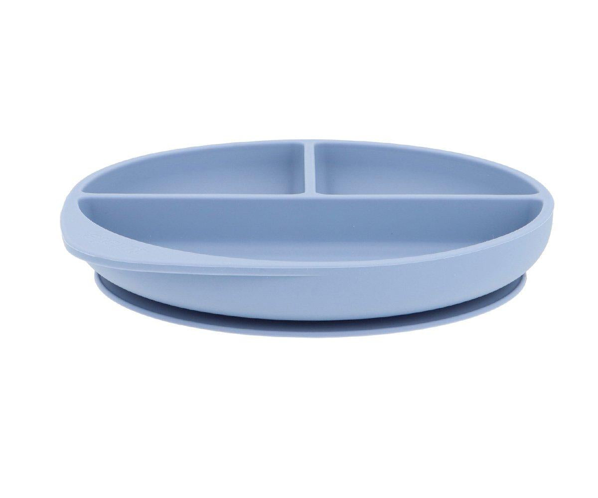 Plato Silicona con Ventosa Ocean Blue