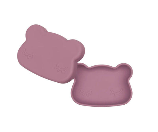 Caja de Almuerzo Snackie® Bear Dusty Rose