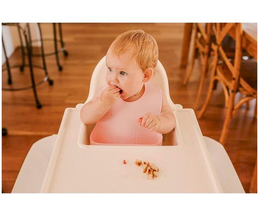 2 Babero Catchie 2.0 Silicona Dusty & Powder Pink