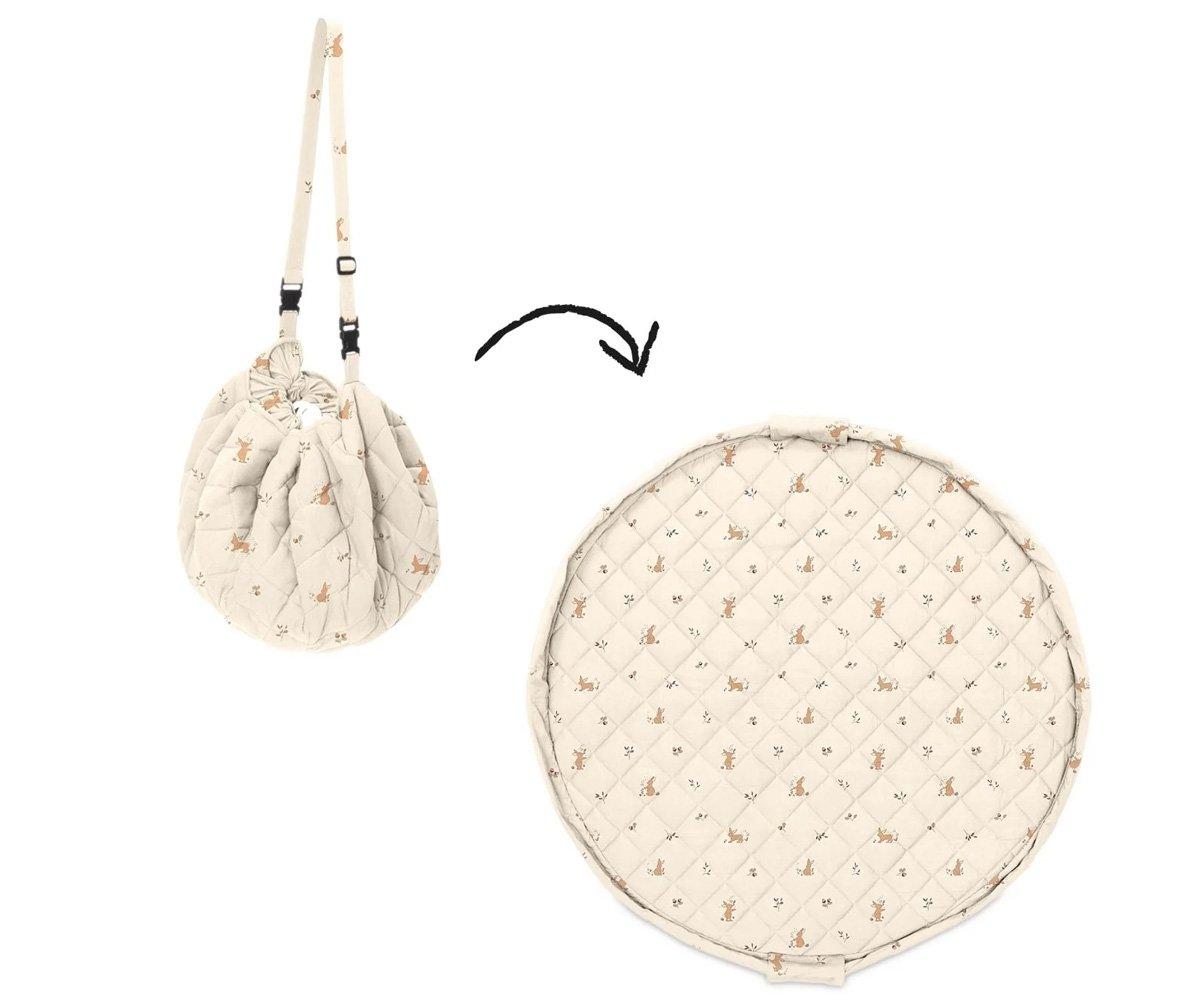 Saco Play & Go Organic SOFT Reversible Rabbit