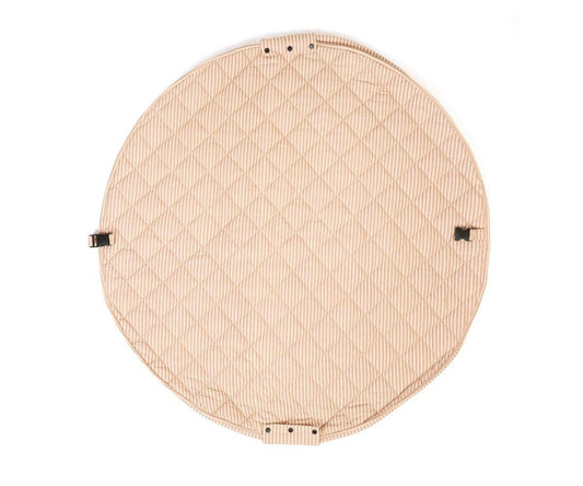 Saco Organic SOFT Reversible Play & Go Stripes Brown