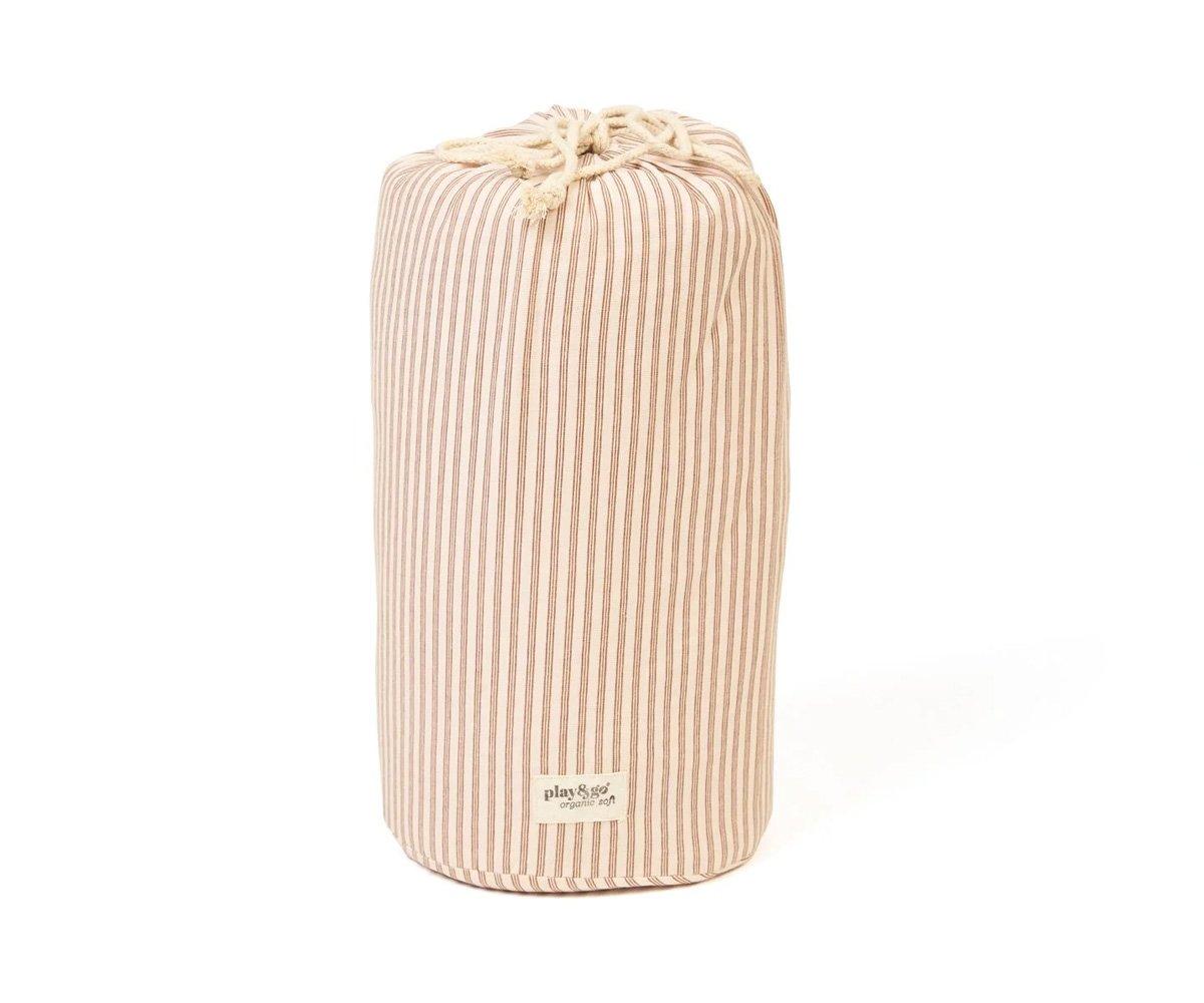 Saco Organic SOFT Reversible Play & Go Stripes Brown