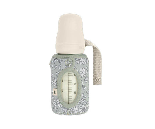 Biberón Cristal BIBS Ivory 110ml + Funda Biberón Regalo