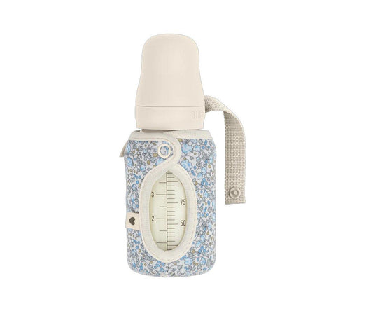 Biberón Cristal BIBS Ivory 110ml + Funda Biberón Regalo