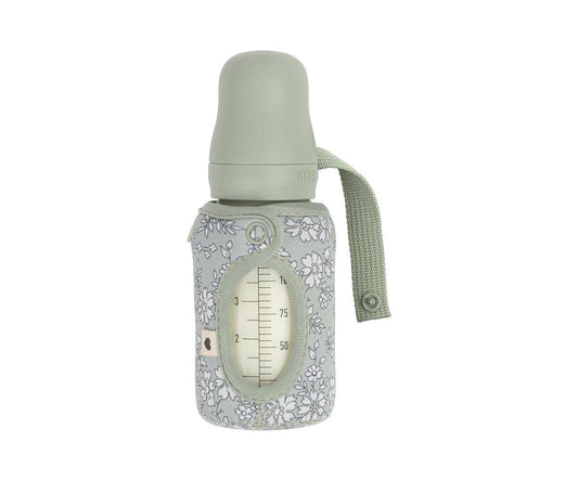 Biberón Cristal BIBS Sage 110ml + Funda Biberón Regalo