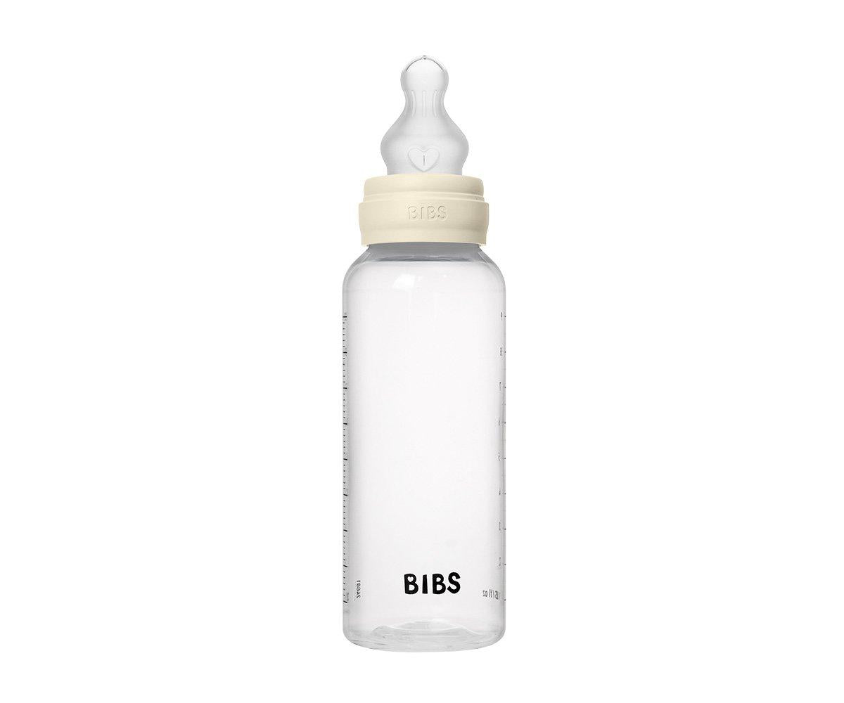 Biberón Plástico BIBS Silicona Ivory 270ml