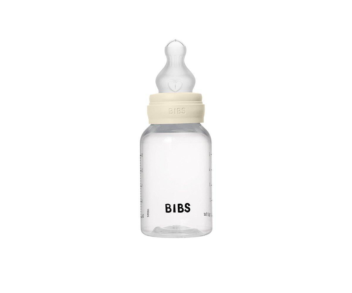 Biberón Plástico BIBS Silicona Ivory 150ml